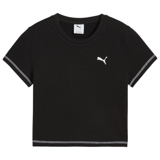 Puma Γυναικεία κοντομάνικη μπλούζα Dare To Textured Baby Tee